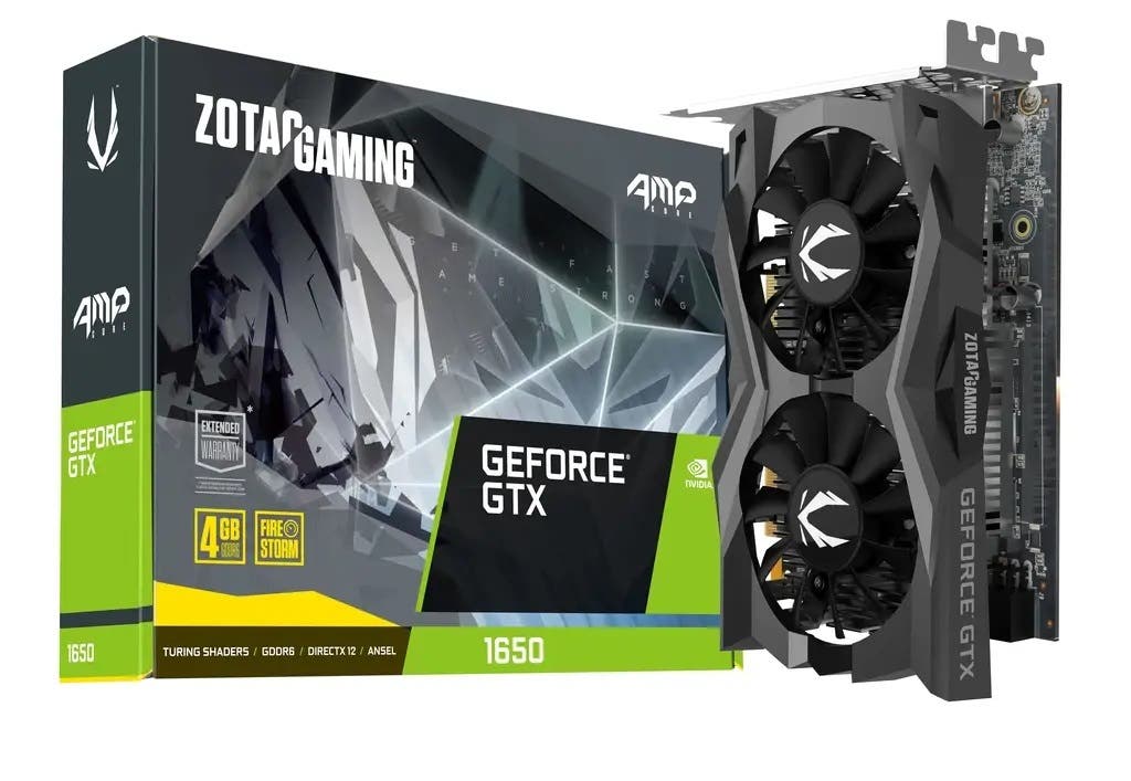 ZOTAC GAMING Nvidia GeForce GTX 1650 AMP CORE GDDR6 Graphics Card - ZT-T16520J-10L