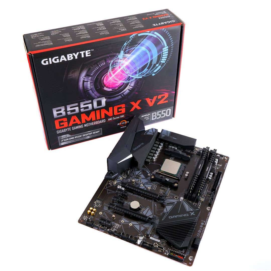 AMD Ryzen 7 5800X Eight Core 4.7GHz, Gigabyte B550 Gaming X V2 Motherboard  CPU Bundle