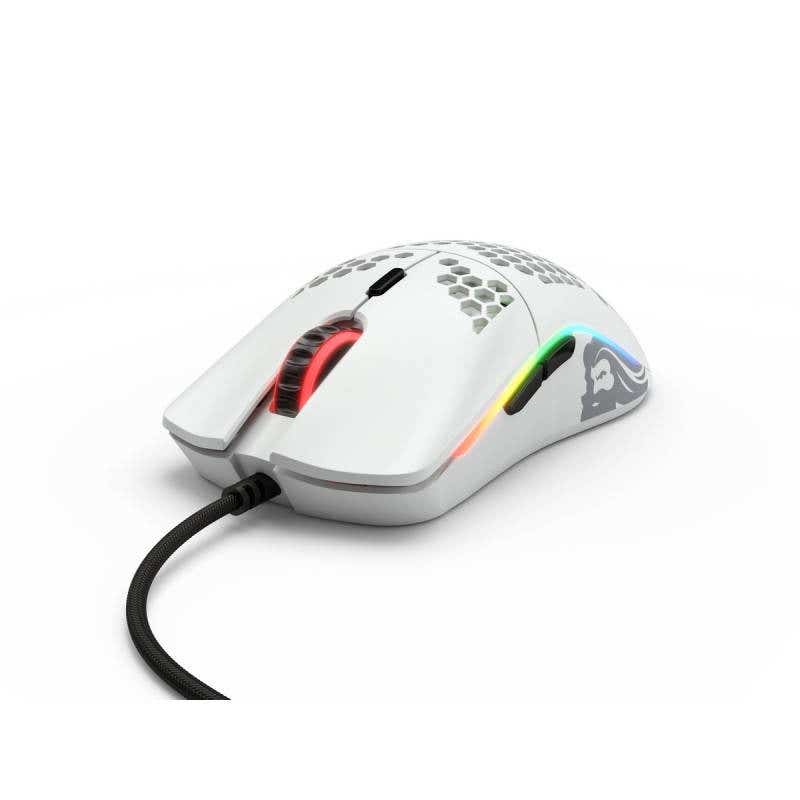 Glorious PC Gaming Race Model O USB RGB Odin Gaming Mouse - Matte White