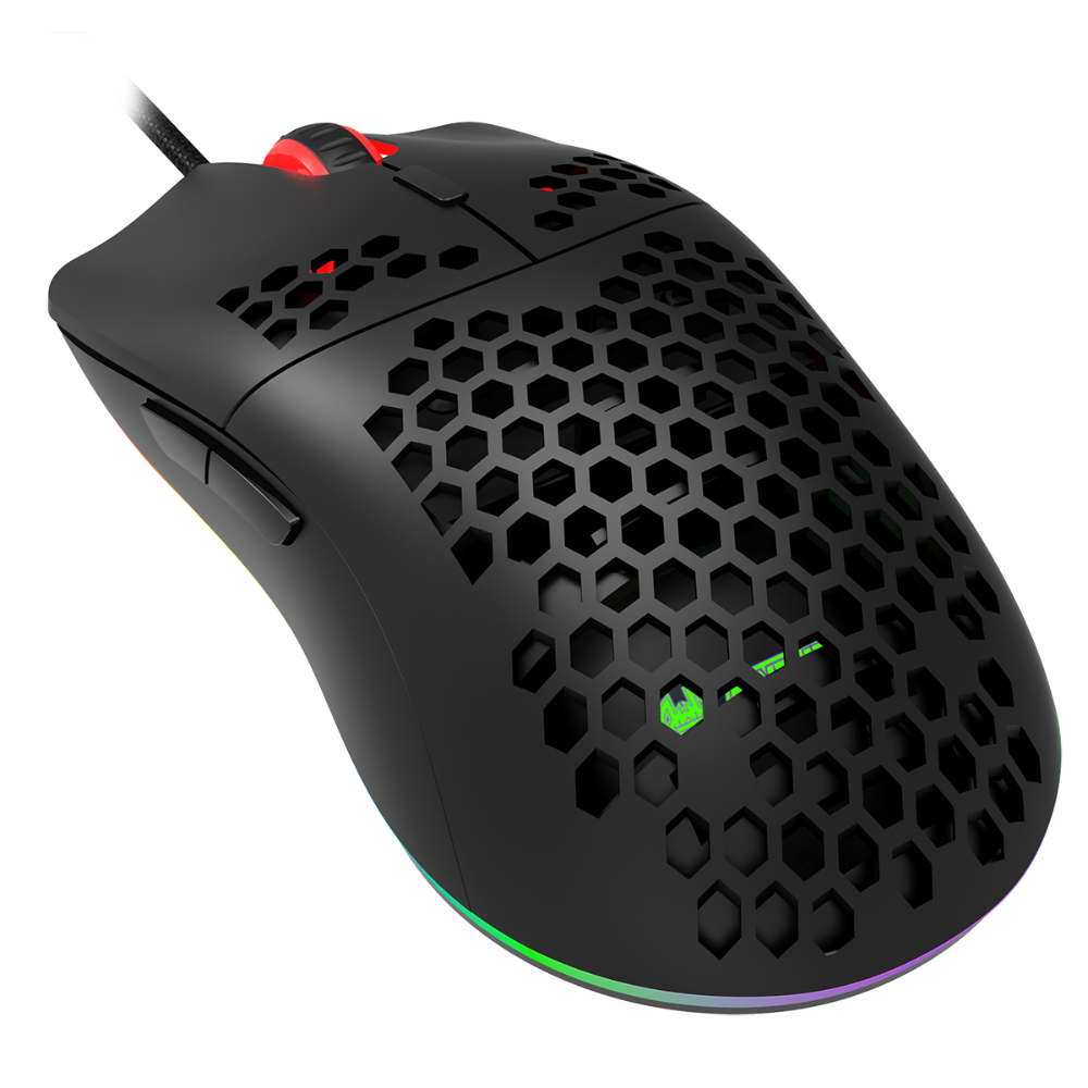 AWD-IT Nebula V2 RGB 7200 DPI Lightweight Gaming Mouse - AWDNEBULAM