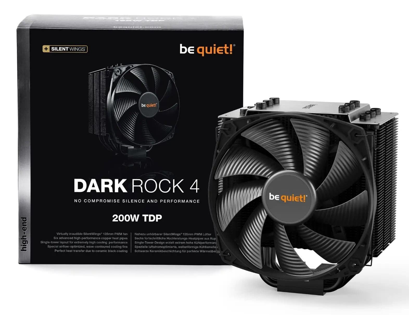 be quiet! Dark Rock 4 CPU Air Cooler - BK021