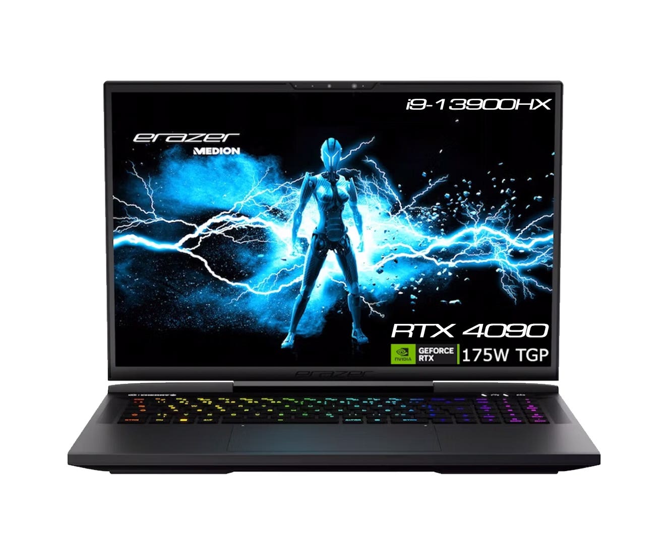 Medion Erazer Beast X40 17.3" 240Hz QHD Intel i9-13900HX RTX 4090 2TB 32GB RAM - Gaming Laptop - 30035227