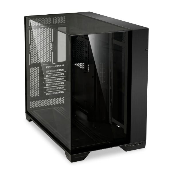 Lian Li O11 Vision E-ATX Mid Tower Case - Black