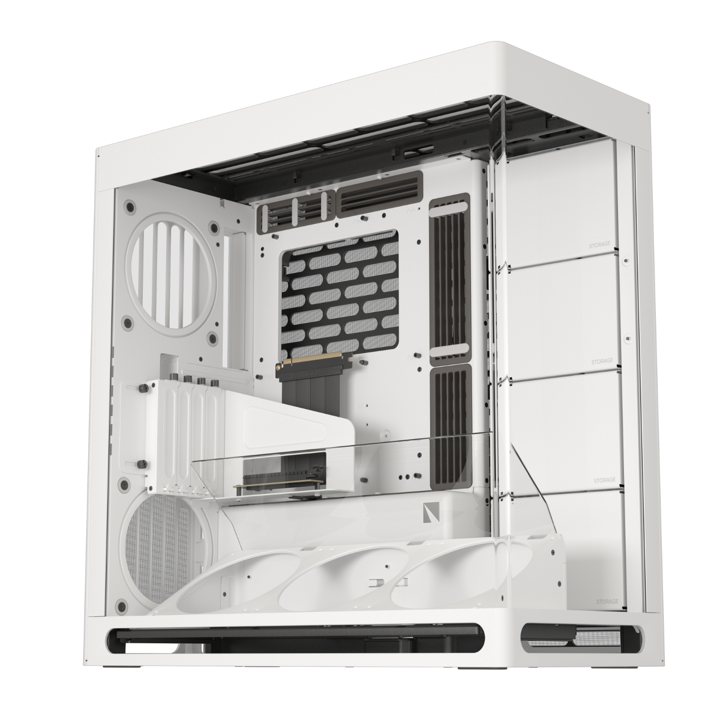 HAVN HS420 VGPU Premium Mid Tower Case - White - HVN-CA-HS420-07