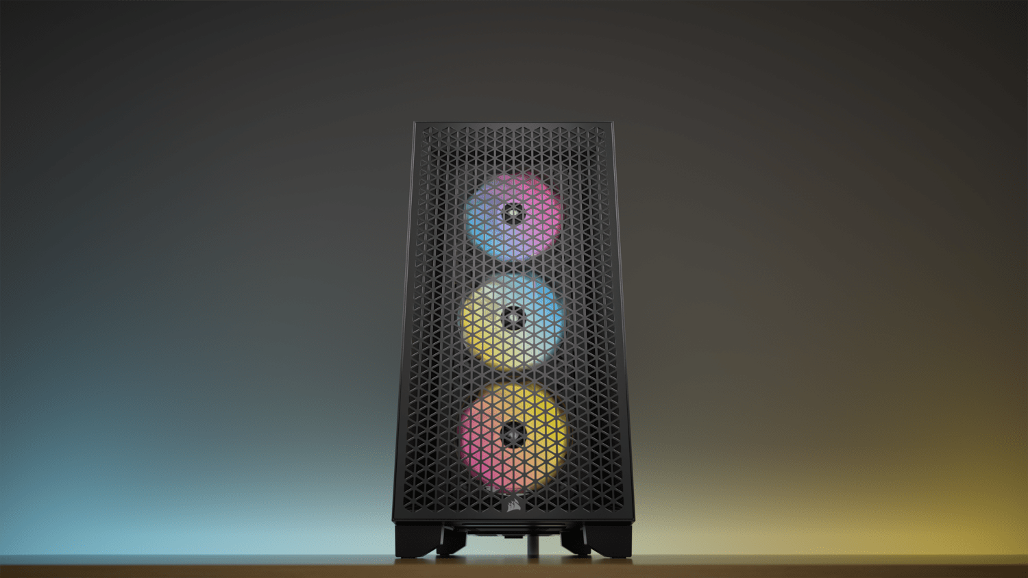  Corsair 3000D RGB Airflow Mid-Tower PC Case – 3X AR120 RGB Fans  – Three-Slot GPU Support – Fits up to 8X 120mm Fans – High-Airflow Design –  White : Electronics