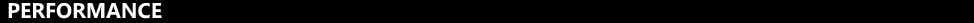 slim black divider bar with performance text